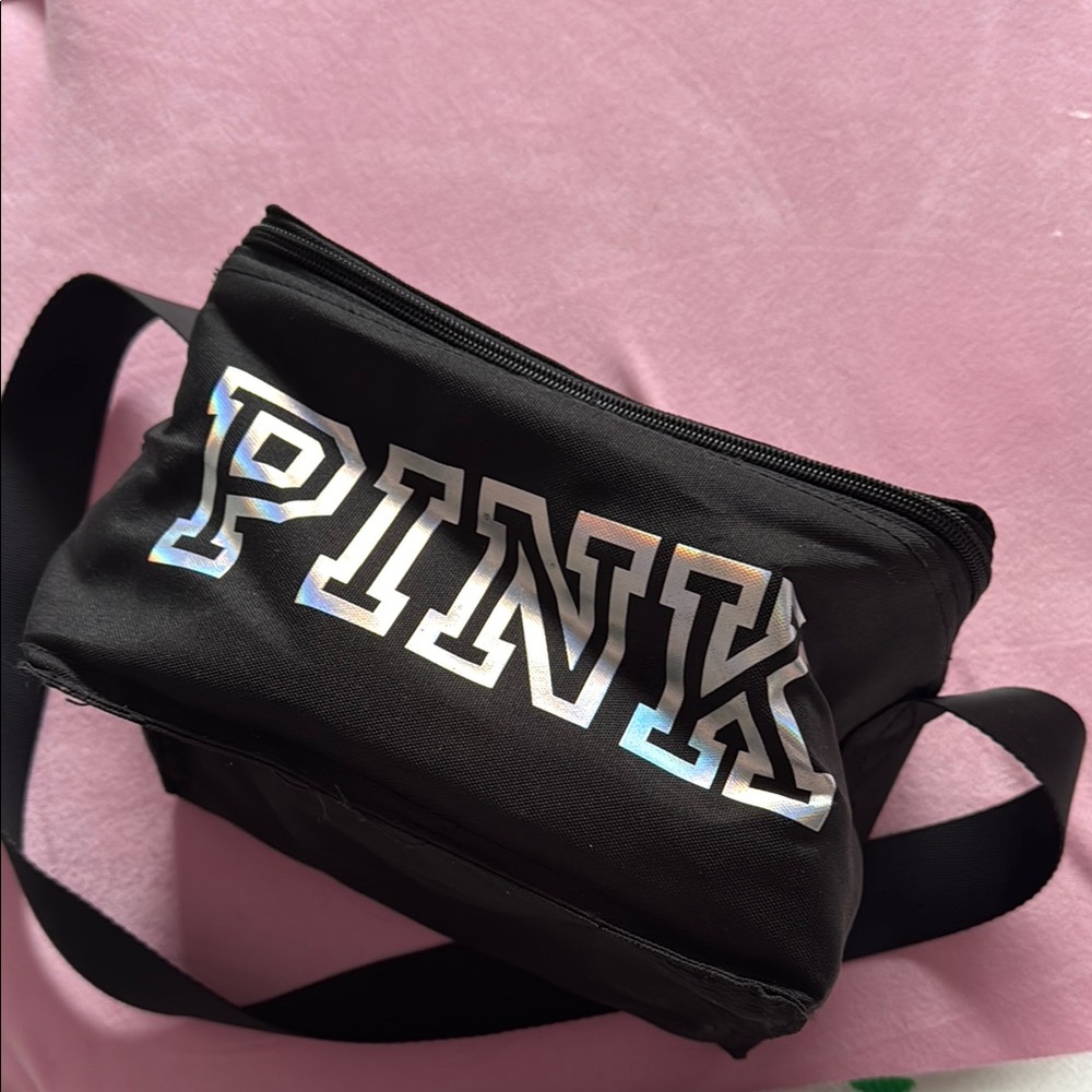 PINK Victoria's Secret Black Waist Bag